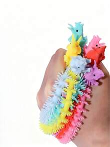 1pc Stretchy Fidget Toy,Sensory Fidget Stretch Toys,Colorful Sensory Stress Fidget Toys For Kids And Adults Stress Relief,Goodie Bag Fillers,Party Favor - Multicolor - View 6