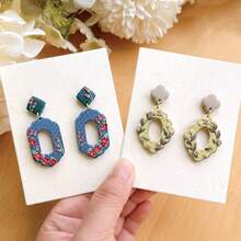 [Texture Roller For Jewelry Making] Polymer Clay Texture Roller, Pottery Stamps For Polymer Clay Earrings Jewelry,Embossing Pottery Texture Rollers For Jewelry Making,3D Printed Texture Roller - White - View 5