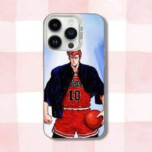 Funda de Teléfono Anime S-Sakuragis Hanamichis para 17,16,15,14,13,12,11,Pro,Plus, Cubierta Mate Blanca a Prueba de Golpes - Z3 - Ver 8