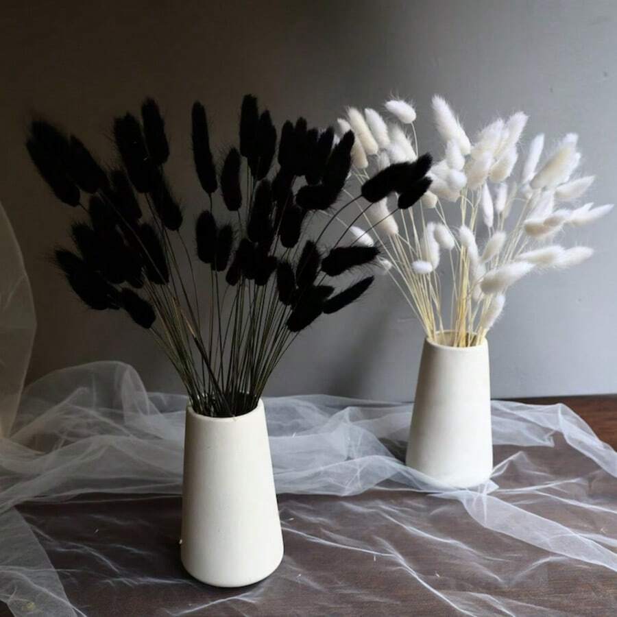 20/60/120/180/240pcs Boho Chic Multicolor Dried Bunny Tail Grass Bouquet For Home Decor Wedding Centerpieces Spring Ramadan Easter Mother's Day Valentine's Gifts - Multicolor - View 1