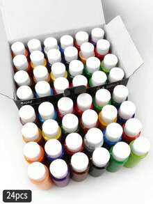 opeth Vopsea acrilică 6/12/24 culori 59ml, culori vibrante, acoperire puternică, ambalaj de capacitate mare, potrivită pentru diverse scenarii de pictură, cadou de Crăciun excelent pentru prieteni - 59 ml - Vizualizare 3