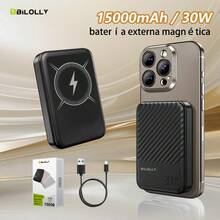 BiLOLLY Wireless Charger - Black - View 12