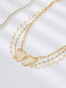 Female Style Butterfly Chain Party Fashion Classic Waist Chain (No Gift Box) - Yellow Gold - View 4
