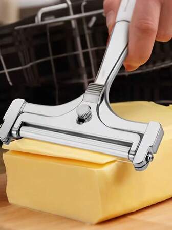 1pc/2pcs Adjustable Cheese Slicer - Easily Cut Perfectly Thin Or Thick Slices, For Restaurant Use
