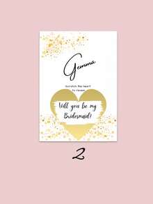 Cartes à gratter personnalisées pour mariage, cartes à gratter pour demande en mariage, invitations pour demoiselles d'honneur. Veux-tu être ma demoiselle d'honneur ? Certificats de demoiselle d'honneur, cartes à gratter pour demoiselle d'honneur en chef, demoiselle d'honneur, demoiselle d'honneur en chef, fille de fleurs, cadeaux de mariage, décorations de mariage - verticale - Voir 19