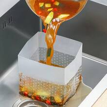 10/60/150pcs Disposable Sink Strainer Bags, Drain Catcher Bags For Kitchen Sink, Prevent Clogging Food Residue - Multicolor - View 1