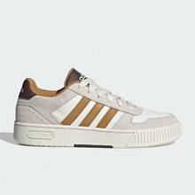 Adidas أحذية كاجوال رجالية طراز جديد من أديداس D-PAD CLASSIC، كلاسيكي رجعي خفيف الوزن مريح ومتين، أحذية رياضية عالية الجودة JR8325 - أبيض/بني - مشاهدة 3