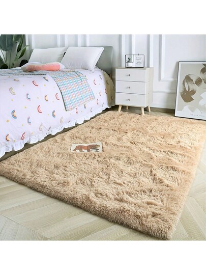 Nordic Style Printed Plush Carpet With Anti-Slip Bottom, Water Absorbent For Bathroom, Soft And Comfortable With Thick Sponge, Suitable For Living Room, Bedroom, Balcony, Study Room, Bathroom