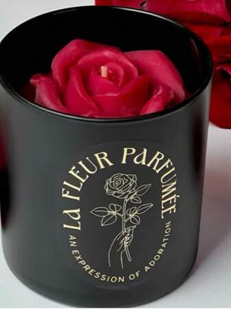 1pc Cup Candle,Rose Flower Candles,Candle,Valentines Gift ,Candles Cute,Candle,Sented Candle,Decorative Candle,Soy Candles,Bestfriend Gifts,Gift For Woman,Winter Gift,Candles Home Decoration.Candlesornaments, Decorations,Candles.