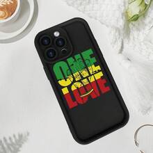 Estilo minimalista creativo y de moda de bajo relieve con elementos de música reggae para modelos de  16E, 15, 14, 13, 12, 11, XS, XR, X, 7, 8, Mini, Plus, Pro, Max y SE. - Color mezclado 1 - Ver 7
