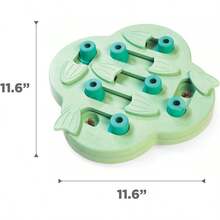 Outward Hound By Nina Ottosson Puppy Hide N' Slide Treat Puzzle Enrichment Dog Toy, Green - Puppy Hide-n-slide (Green) - View 7