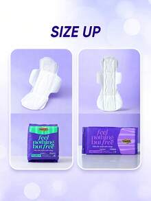 Freemore64组合装（165/240/430毫米 & 165/280/430毫米）超薄日夜卫生巾+护垫，无香型，透气，超强吸收，独立密封包装 - 彩色 - 查看 6