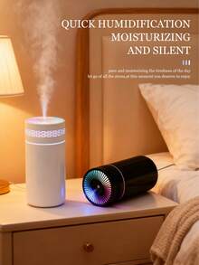 250ml Car Humidifier, Essential For Cars, Car Air Humidifier, Delicate Water Mist, Air Humidifier With LED Light, Car Fragrance Accessories, Ultrasonic Atomization Aromatherapy Humidifier 2-In-1, Mini Portable, High Beauty USB Powered Silent Operation - Multicolor - View 9