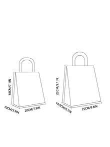 1pc/2pcs Daisy Transparent Gift Bag, Plastic Tote Bag With High-End Feel, Suitable For Gift Packaging - Multicolor - View 7