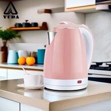 YUDA Hervidor eléctrico doméstico de acero inoxidable de gran capacidad (envío aleatorio de color) - Tipo de Enchufe A USA (110-127V) - Ver 8