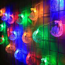 1PC LED Ramadan String Lights, 59.06/118.11in Ramadan Decorative Fairy Lights With Moon & Castle Designs, Battery-Powered, Festive Indoor Lighting For Eid Al-Fitr, Ramadhan Celebration - Moon Castle Battery Box String Lights - View 16