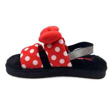Minnie Mouse Polka Dots And Bows Women's Fuzzy Slippers - Nhiều màu - Xem 5