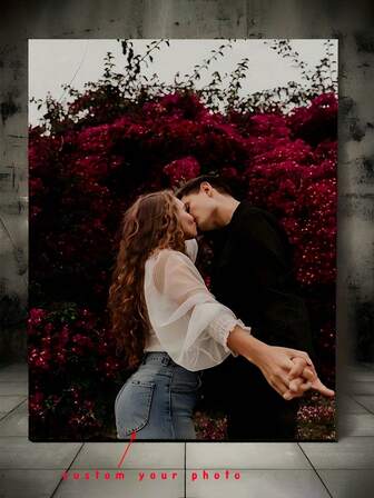 1 Stück personalisierte gerahmte Leinwandkunst, personalisiertes rahmenloses Poster, gemütliche Innenraum-Leinwandkunst, Weihnachtsdekoration, Weihnachtsgeschenk, Raumdekoration, individuell anpassbares Produkt, warme Schlafzimmerdekoration, schafft eine gemütliche Atmosphäre, ideal für Jahrestag, Valentinstag, Weihnachten, Einweihungsparty, personalisiertes Geschenk, Bild, Foto, Wandkunst, Geschenk für beste Freunde, Familie, Geburtstag, Freund, Freundin, Familie, Geliebte, Freund