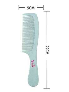 4Pcs Anti-Static Detangling Hair Comb Women's Premium Minimalist Acetate Fiber Long-Handle Gentle Hair Care Styling Tool Assorted Colors - Multicolor - View 4