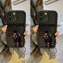 Fundas para iPhone 16, 15, 14, 13, 12, 11 Pro Max Mini XR XS X 7 Plus - Carcasa Suave TPU Antigolpes del Popular Cantante de Rap - Color mezclado 1 - Ver 1