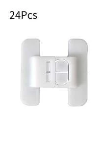 24/2/6/12个装儿童安全锁，冰箱门固定器，无需钻孔，适用于冰箱、抽屉、橱柜、洗衣机 - 多用途锁 - 彩色 - 查看 14