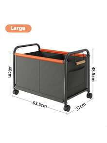 1 cărucior utilitar elegant cu roți pivotante, unitate de depozitare, organizator de bucătărie, depozitare jucării, cu mâner, multifuncțional, mobil, cărucior de depozitare, potrivit pentru birou, sufragerie, bucătărie, baie, organizator de gustări și jucării, raft de depozitare mobil cu roți, excelent pentru organizarea casei și a biroului, cadou de sărbători, cadou pentru copii