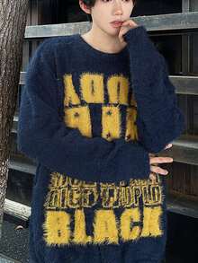 Men Knit Tops - Màu xanh hải quân - Xem 6