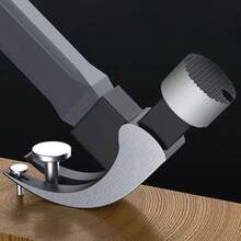 磁性羊角锤，多功能锤，家用锤，木工拔钉锤 - 淺灰色 - 查看 3