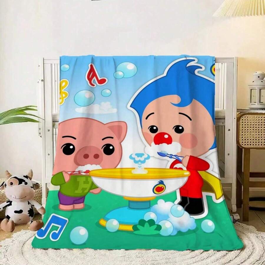 Plims Large Blanket Bed Personalized Blanket King Size Decorative Blankets For Sofa Luxury Bedding Fluffy Soft Blankets & Throws - 黑色 - 查看 1