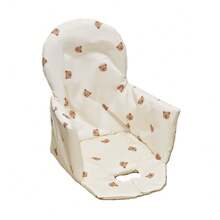 1pc Baby Highchair Cover Chair Dinosaur Cushion Seat Covers Cushion Antilop Highchair, Bear Washable Foldable Baby Highchair Cover