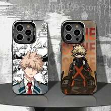 Bakugou Katsuki Hero A-Academia Case Compatible With 17, 16, 15, 14, 13, 12, 11, Pro, Air, Plus, E Black Matte Shockproof Cover.Halloween Accessories.Cute Phone Cases,Gifts For Women,Boyfriend Gifts,Christmas Gifts,Compatible With IPhone17Pro Max - z5 - 查看 5