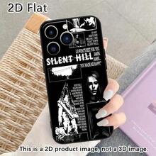 [2D Plat] 1pc Silent Hill Betrayal  Mobile Phone Case Design, Shockproof, Anti-Lens Protection, Compatible With  11/ 12/ 13/ 14/ 15/ 16 Pro Max High-Quality Mobile Phone Case For Men And Women, Drip-Proof, Scratch-Proof, High Quality Mo, , Scratchresistant Cover, Shockproof Case, Artistic Design, Gaming Phone Cover, Highquality Material, Smartphone Users, Tech Enthusiasts - 無色 - 查看 9