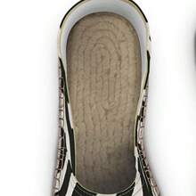 Rich And Rich Earthtone Houndstooth Women's Espadrilles  Fashionable    Women Flats  Office - Black and White - View 2