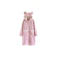 gruesa y gruesa para mujer, de franela para invierno, otoo 2024 - K-017 Rosa + G - Ver 1