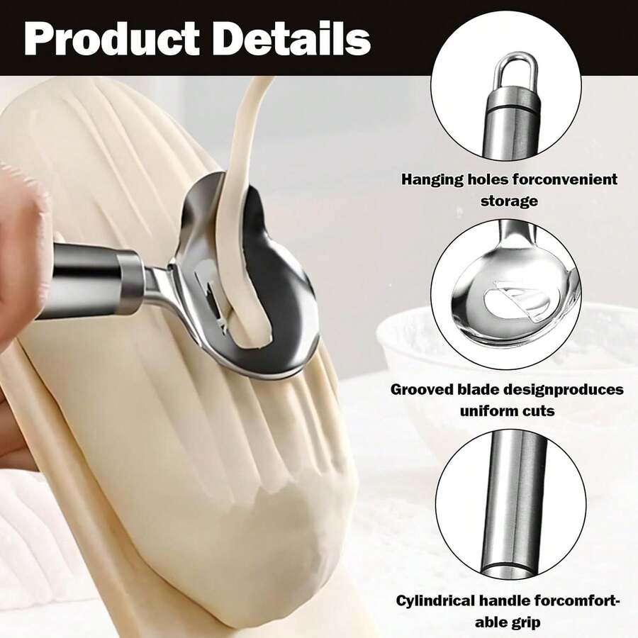 2-In-1 Cactus Peeler & Noodle Cutter | Professional Nopales Prickly Pear Paddle Despinar Tool & Fresh Homemade Pasta Maker | Kitchen Gadget For Easy Cactus Leaf Cleaning & Italian Pasta Crafting