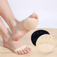 4 Soft And Comfortable Foot Pads With Mesh For Quick Sweat Wicking, Cushioning And Stress Relief For Prolonged Standing, Suitable For Sports Shoes, Leather Shoes, High Heels, And Casual Shoes Foot Pad - 彩色 - 查看 1