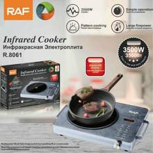 RAF.cocina electrica de vitroceramica.3500W. - Tipo de Enchufe A USA (110-127V) - Ver 2