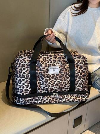 Nueva bolsa de viaje minimalista, bolsa deportiva y casual de moda, equipaje para viajes cortos con gran capacidad, impermeable, versátil, adecuada para estudiantes universitarios, compartimento desmontable para zapatos, asa telescópica, regalo de vacaciones, ligera y plegable