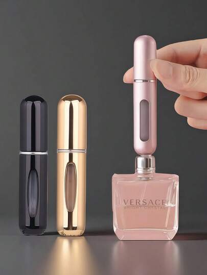 5/3 件迷你可填充旅行香水雾化器套装、5ML 可填充旅行香水瓶、可填充香水瓶、旅行香水喷雾器、1/2/4/10/20 件迷你便携式香水雾化器、旅行和户外必需品、度假和露营配件、女士和男士香水