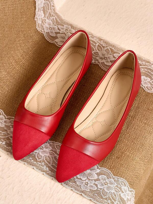Elegant Scenery Version Office Pointed Toe Casual Versatile Flats