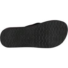 Sandalias de cuña para mujer, plataforma, con tiras, chanclas para Navidad - Negro - Ver 6
