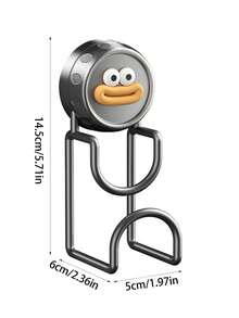 Gancho de Ventosa para Bacia Multiuso, Prateleira de Armazenamento para Banheiro para Uso Doméstico, Montagem na Parede Sem Furos, Organizador de Bacia com Ventosa Poderosa, Capacidade de Carga Pesada, À Prova d'Água e Resistente à Umidade