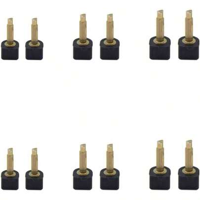 Heel Repair Kit: 12 Pairs High Heel Shoes Tips Pin - U Shape 8x8mm 10x10mm 12x12mm 2 Different Pins Diameter Heel Caps Women's Shoes Repair Accessories
