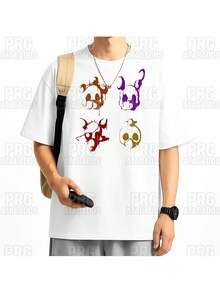 FNAF T-Shirt Chica Bonnie Foxy Indie Game Horror Movie Killer Robot Geek Unisex Men's Women's 100% Cotton Premium Top Streetwear New Release Immediate Shipping Various Colors!! Plus Size - FNAF3 - 查看 2