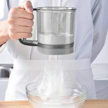 Taza Tamizadora de Harina, Suministros Semiautomáticos, Herramientas de Mano, Colador Variable, Accesorios, Tamices Limpiadores - 1 - Ver 5