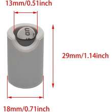 8 Pcs Silicone Handle Covers, Cabinet Handle Covers, - Gray - View 2