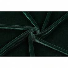 Unisex Hooded Cape Long Velvet With Hood Halloween Cosplay Costumes 43-71inches - Green - View 2