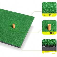 Golf Swing Mat, Non Slip Artificial Turf Golf Strike Pad, Training Hitting Pad, Personal Practice Blanket