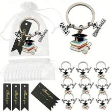 36pcs, Graduation Keychain Gift, 2026 Metal Motivational Keychain And Thank-You Card, Universal, Graduation Occasion, Special Function Souvenir, Carnival Theme, Suitable For Graduation Gifts, Party Gifts. - Multicolor - View 7