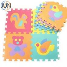Foam Floor Mat With Interlocking Puzzle Design, Non-Slip, For Bedroom (Randomly Sent) - Multicolor - View 3